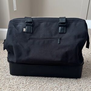 BEIS black weekender bag